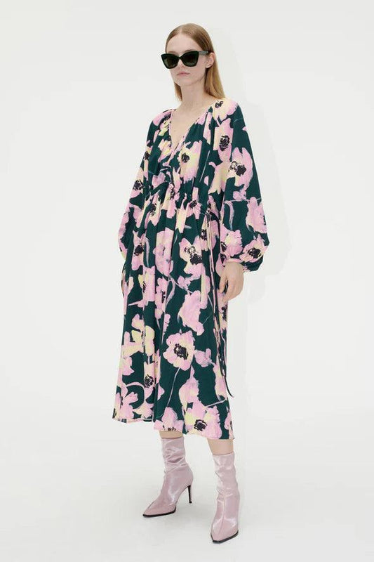 Heather Filigran Flower Green - Meðvitund Studio