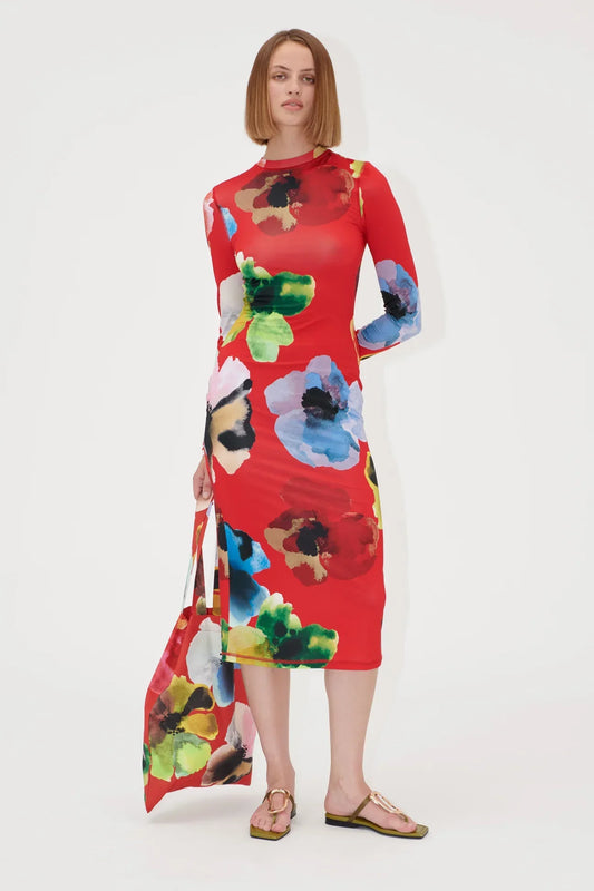 Pullover Bloom in Red