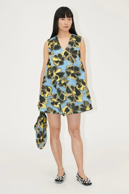 Blue Anemone Jacquard